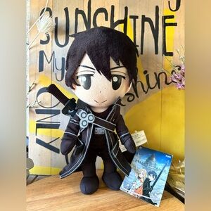 NWT Kirito Sword Art Online Official Anime Plush 9”